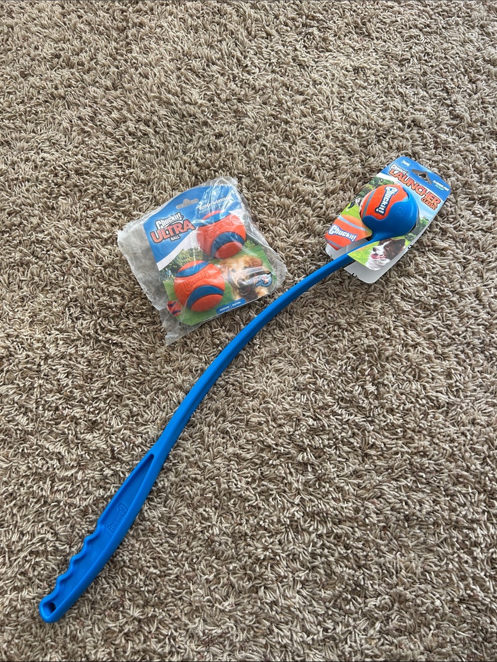 Blue Ball Launcher with Orange & Blue Balls